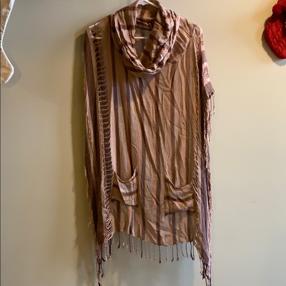 Free People pullover poncho